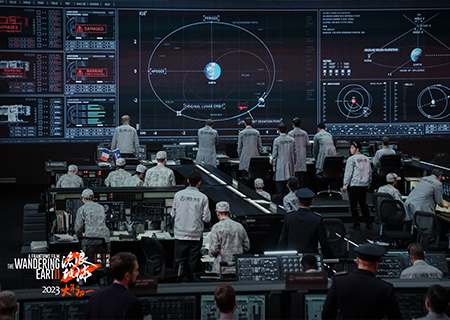 MK体育LED显示屏在电影《流浪地球2》中大放异彩