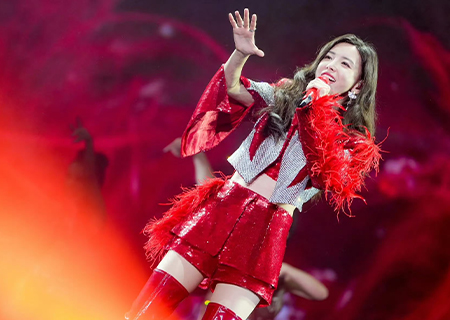 于文文无锡演唱会,MK体育舞台LED透明屏闪耀全场